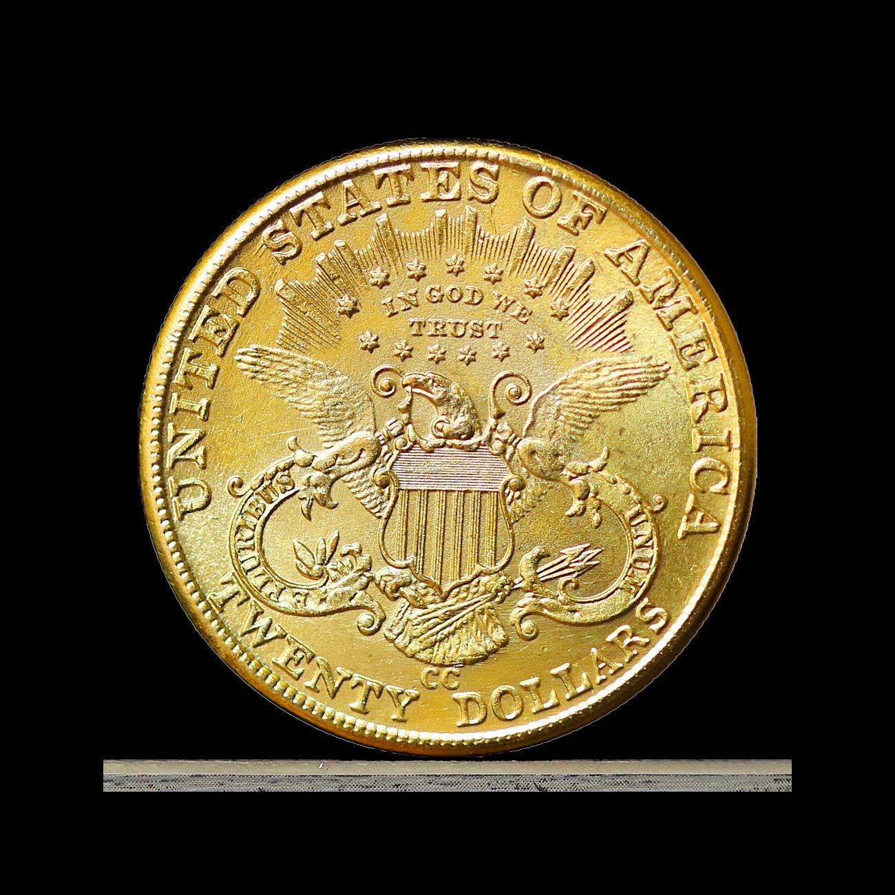 クリーム 素晴らしき世界 24kt 24金ゴールド2CD トール・ボックス付 1878-CC Twenty Dollar Liberty Double Eagle Gold Plated Novelty