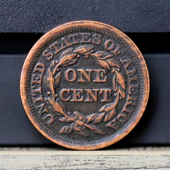 1851 Braided Hair Liberty Head Large Cent Circulated 