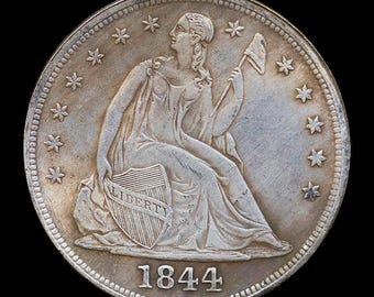 Pattern 1878 Barber Liberty Head Dollar Type 1 Silver Plated Coin