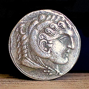 336-323 BC Ancient Greek Coin Alexander The Great - Silver Plated Tetradrachm 29mm