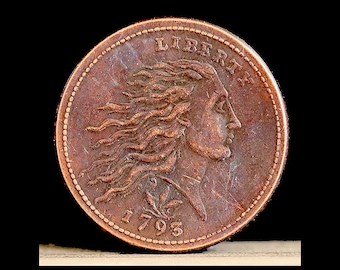 1855 Braided Hair Large Cent Copper Novelty Coin Modern Restrike