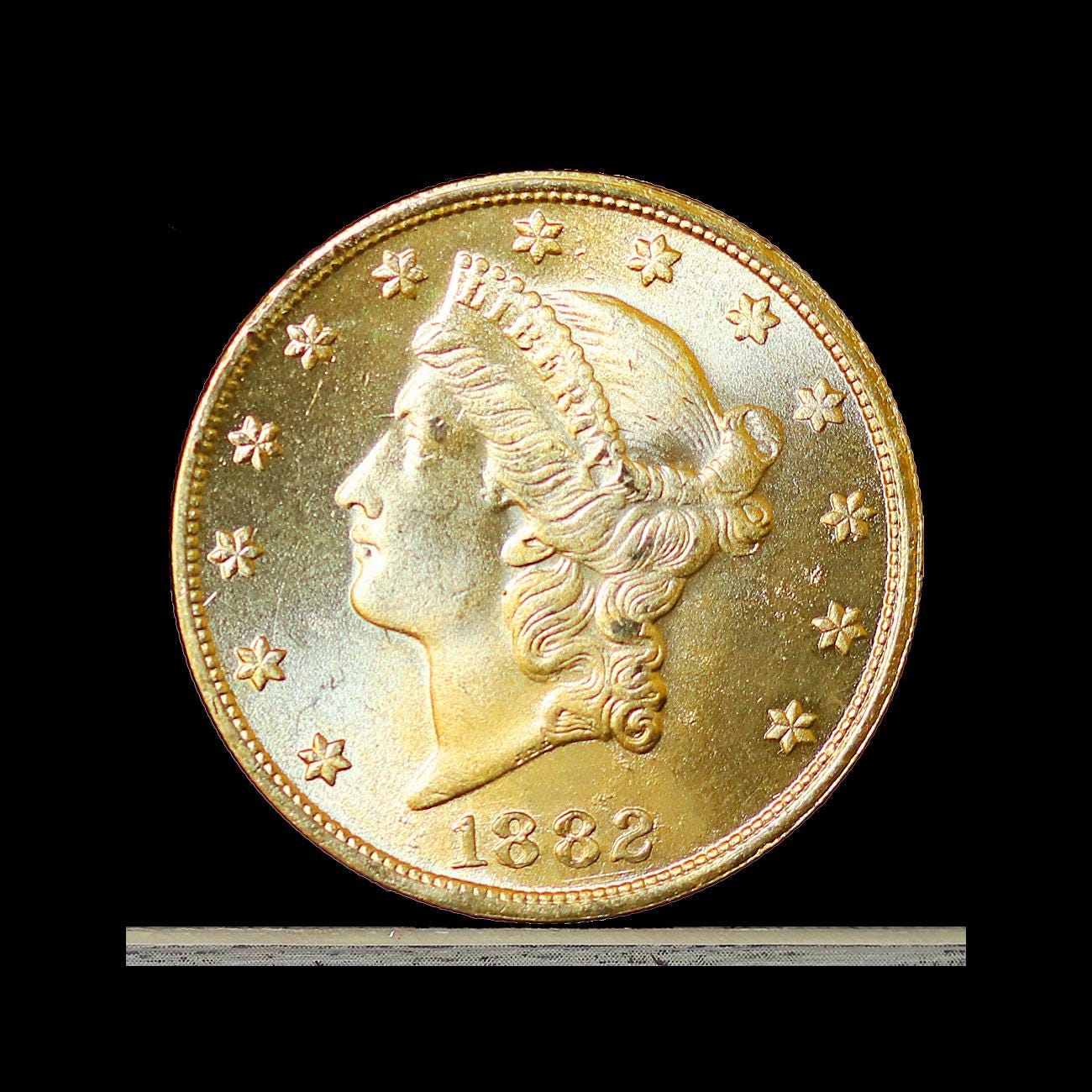 コレクトゥール　ユー　20 1882-CC Liberty Head Twenty Dollar Double Eagle Gold Plated