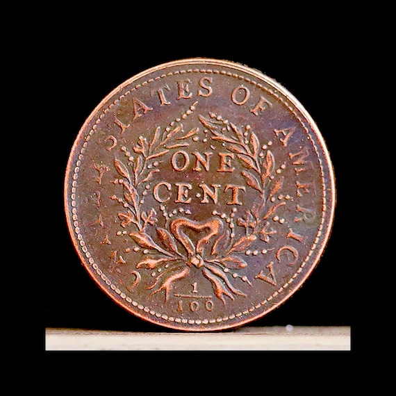 1793 Strawberry Leaf Large Cent Copper Novelty Coin Modern