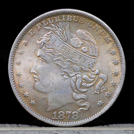 1878 Liberty Head Silver Dollar 1ドル銀貨 Pattern 1878 Liberty Banded Head Goloid Metric Dollar Silver