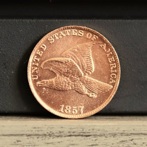 1857 Flying Eagle Cent Copper Coin Novelty Coin Modern Restrike Token