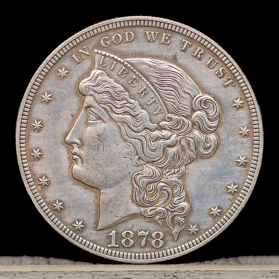 1878 Liberty Head Silver Dollar 1ドル銀貨 Pattern 1878 Barber Liberty Head Dollar Type 1 Silver Plated