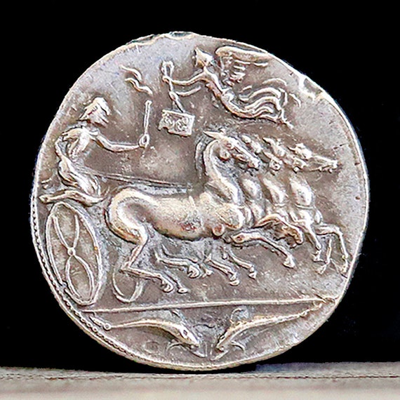 405-370 BC Ancient Greek Coin Sicily Syracuse Gallatin - Silver