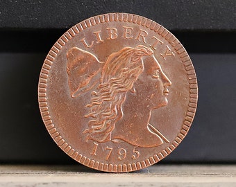 1795 Liberty Cap Half Cent Copper Coin Circulated Etsy