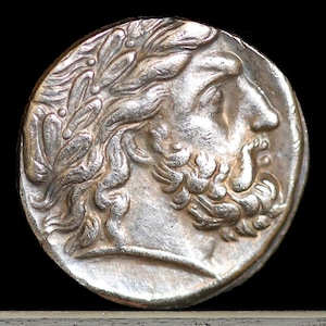 359-336 BC Ancient Greek Coin Philip II King of Macedon - Silver Plated Tetradrachm 23mm