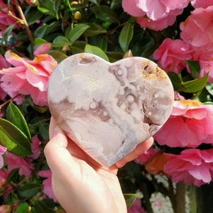 Bubbly Sugar Druzy Pink Amethyst Heart on Stand, Druzy Crystal on stand, 0.9kg Crystal Gifts for Her Christmas Gifts Birthday Gifts for Wife