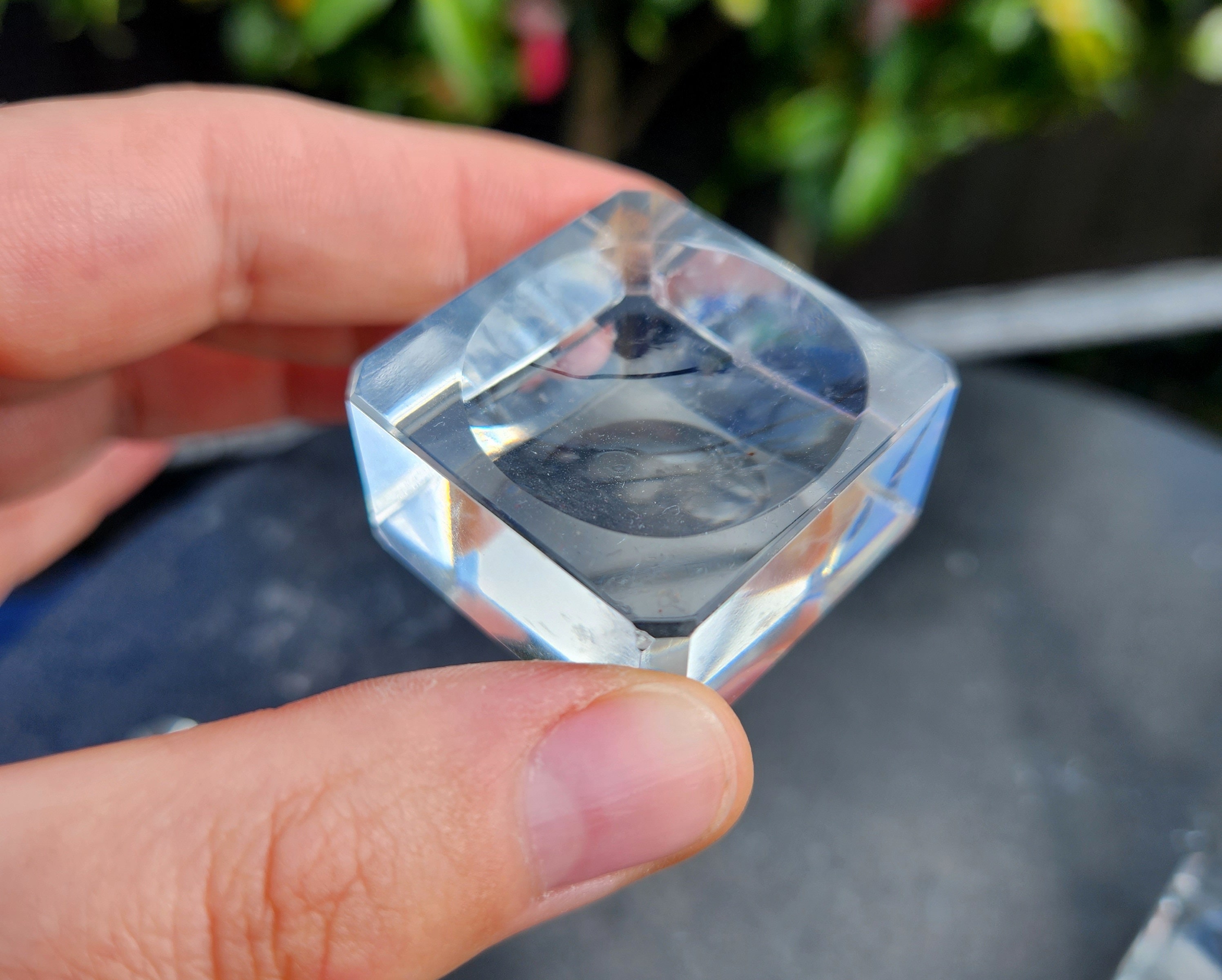 Crystal Sphere Stand, Glass Display Stand, Small Sphere Stand, Medium