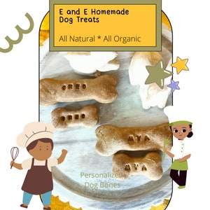 Personalized Dog Treats | Personalized Dog Bones | Dog Cookies | Natural Dog Biscuits | Homemade Dog Treats | Puppy Treats | Treats for Dog