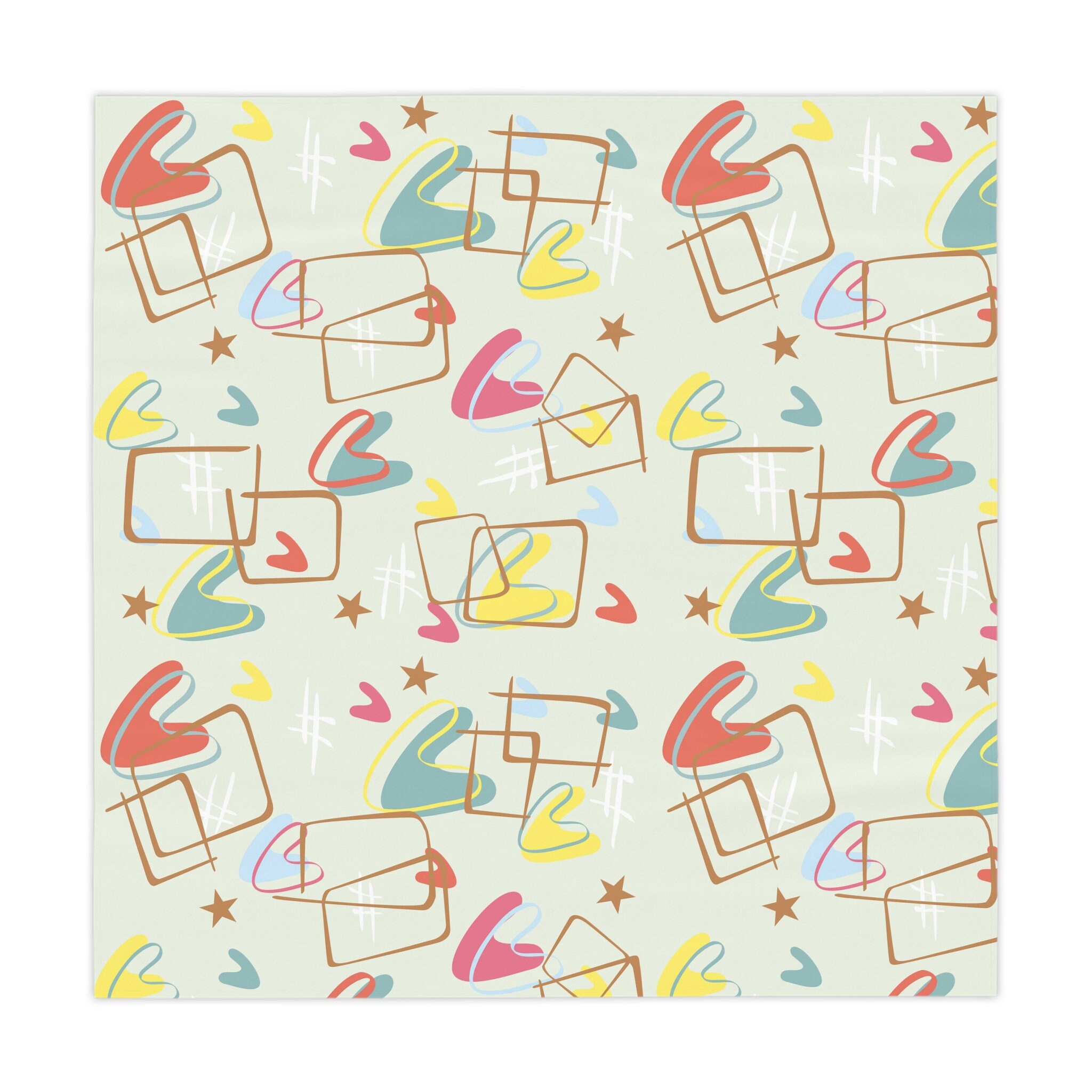 Mid-century Modern Tablecloth - Etsy