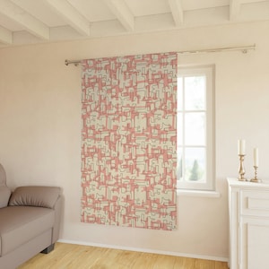 Mid-century modern Window Curtains (1 Piece)