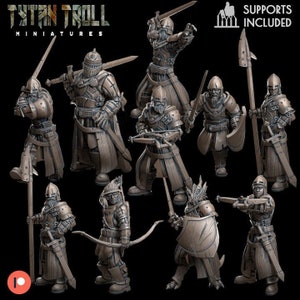 Hired Guard Bundle | D&D | Pathfinder | TTRPG | by TytanTroll Miniatures