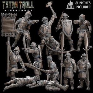 North Quarter Guard Bundle | D&D | Pathfinder | TTRPG | by TytanTroll Miniatures