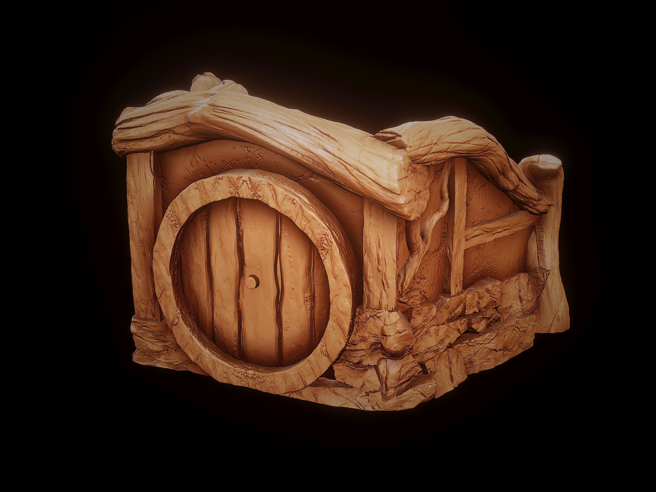 Miner Hobbit Hole Halfling House Fantasy Terrain Miniature Furniture - Etsy