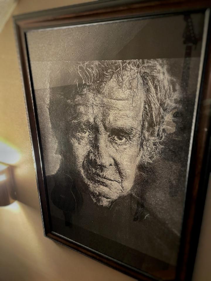 Johnny Cash Art Print - Iconic Black & White Drawing - Etsy