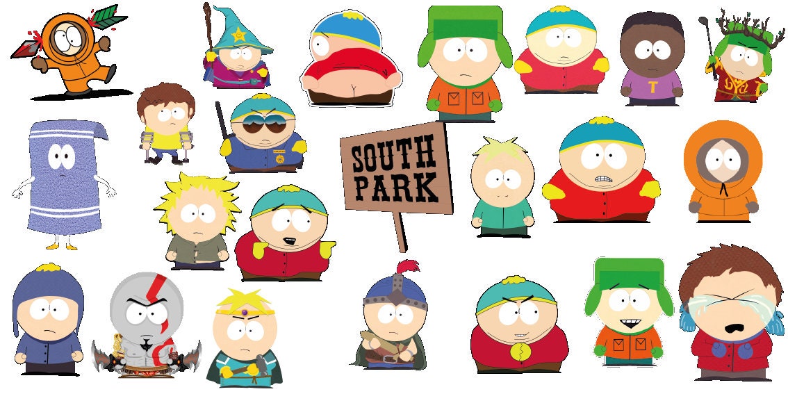 32 pieces south park png