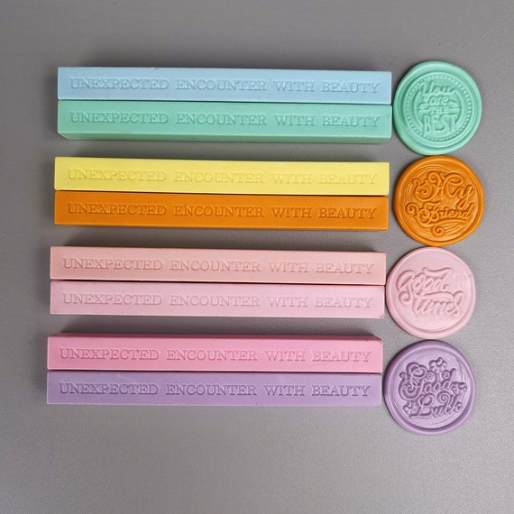 Sealing Wax Stick Wax Seal Sticks Square Wax Strip Wax Etsy