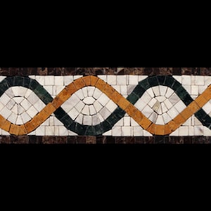 Agafya Mosaic Border Design