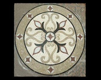Follow Suit Medallion Marble Mosaic