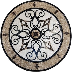 Follow Suit Medallion Marble Mosaic
