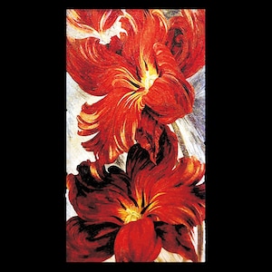 Parete artistica in mosaico in fiore