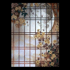 Japonism Bathroom Backsplash