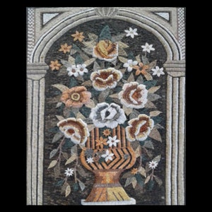 Classical Floral Mosaic Art