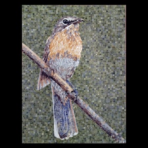 Tireless Singer Mosaic Art