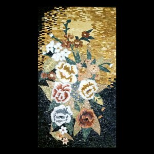 Decorazione a mosaico per bouquet da sposa