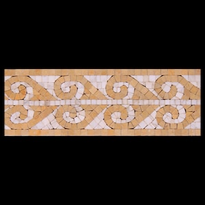Opera d'arte con bordo in mosaico Kyros