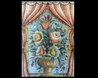 Mosaique sol et mur bleu violet extra dark gemme au M² achats mosaique