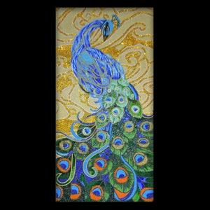 Blue As The Ocean Peacock Artwork