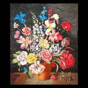 Blossoms Floral Mosaic Design