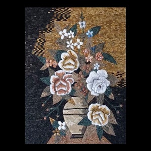 Roses Tile Mosaic Artwork
