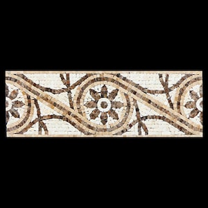 Isidore Tile Mosaic Border Design