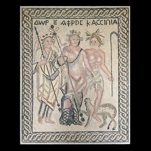 Hellenistic Roman Mosaic Mural