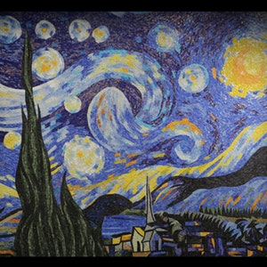 Starry, Starry Night Mosaic Reproduction
