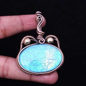 Triplet Fire Opal Copper Wire Wrapped Pendant Triplet Fire Opal Gemstone Handmade Pendant Birthstone Pendant Necklace Jewelry For Gift