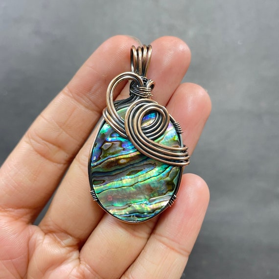 Abalone shell pendant clearance