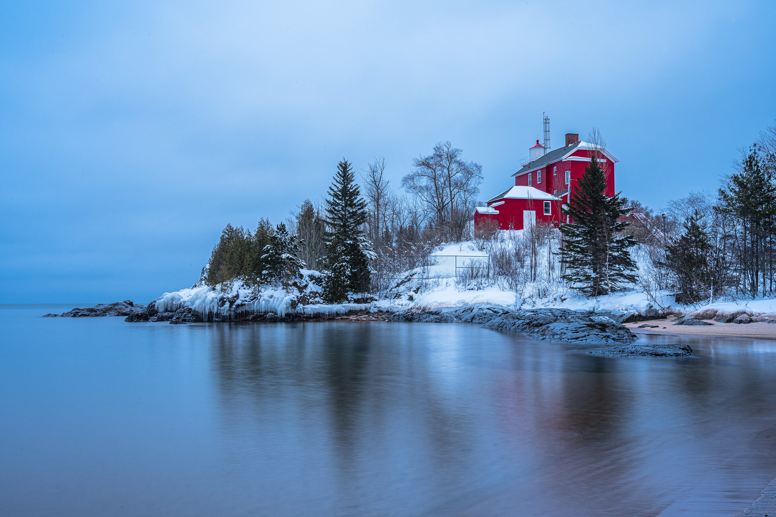 Marquette Harbor Lighthouse - Etsy