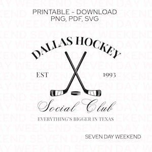 Dallas Stars Social Club Digital Print, Hockey Fan Shirt, Stars Shirt, Vintage Dallas Hockey, Hockey Club, Stars Sweatshirt Tshirt, SVG, PNG