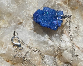 Collana Agata Blu