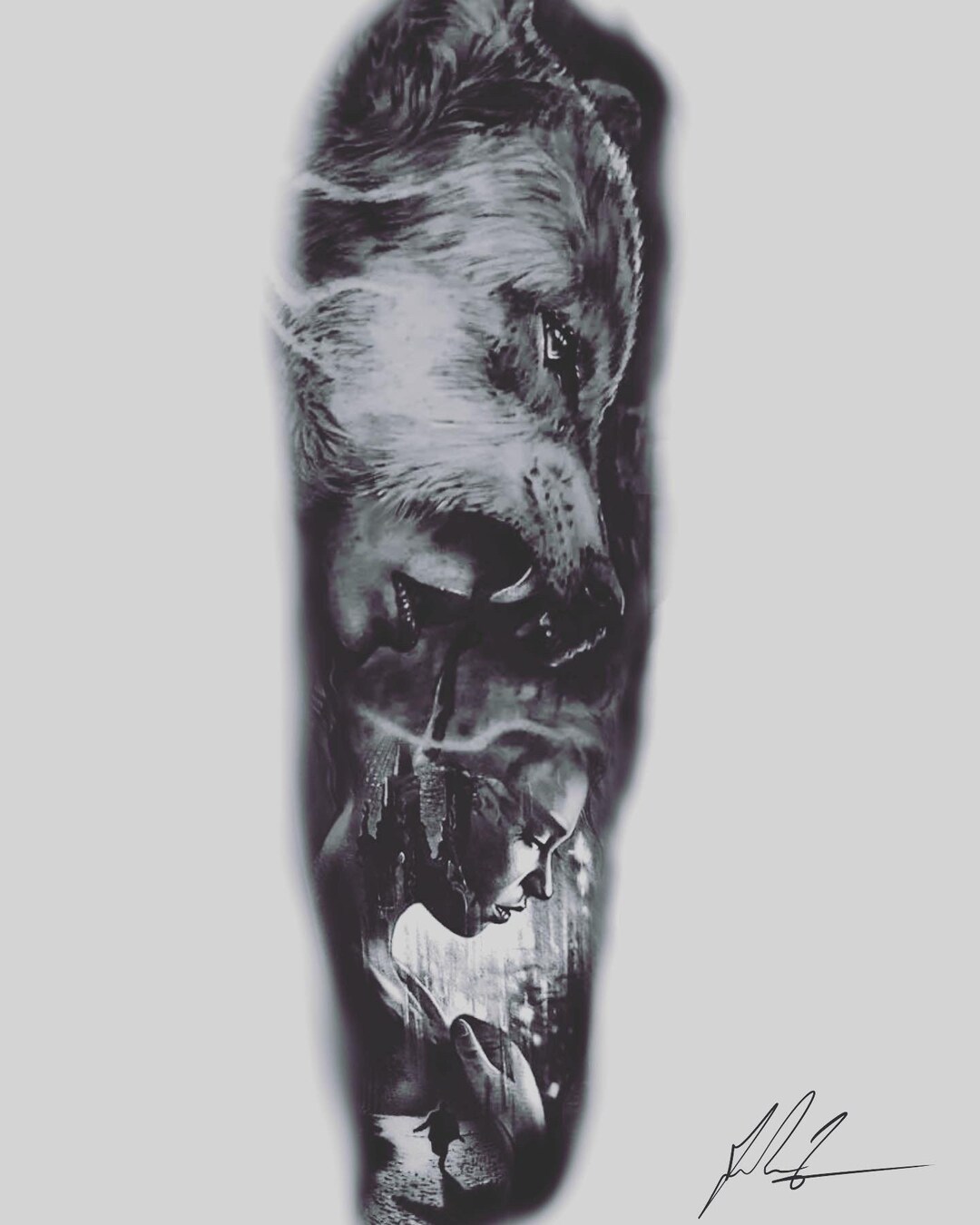 Realism Tattoos Made to Be Stencils Etsy