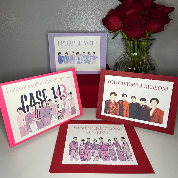 Kpop Valentine Cards!