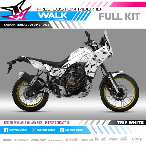Yamaha Tenere 700 2019 2023 MX Graphics Decals Stickers Design