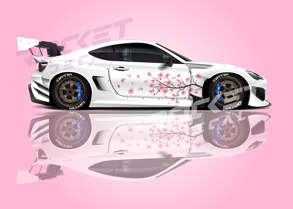 Sakura Cherry Blossom Car Livery Japanese Theme Side Car - Etsy