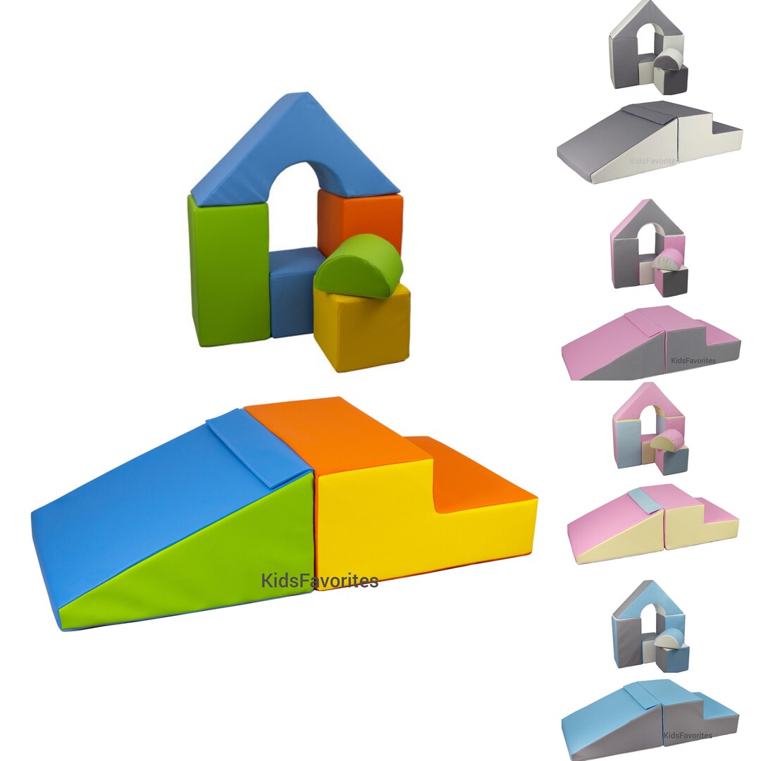 Mini Step & Slide Castle Blocks Soft Play BUNDLE Soft Play Blocks Soft